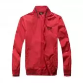 chaqueta en jean hugo boss jacket broderie boss  red